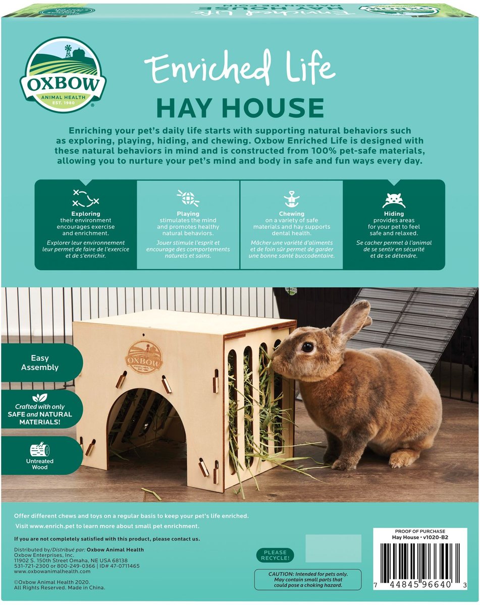 Oxbow Enriched Life Hay Small Animal House