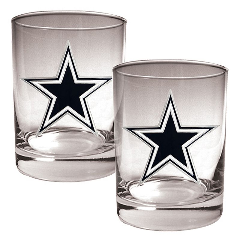 Dallas Cowboys 2-pc. Rocks Glass Set