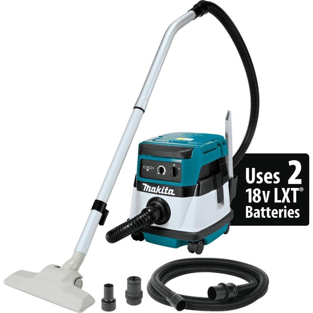 Makita 18V X2 LXT 36V /Corded 2.1 Gallon HEPA Dry Dust Extractor/Vacuum Kit XCV04PT from Makita