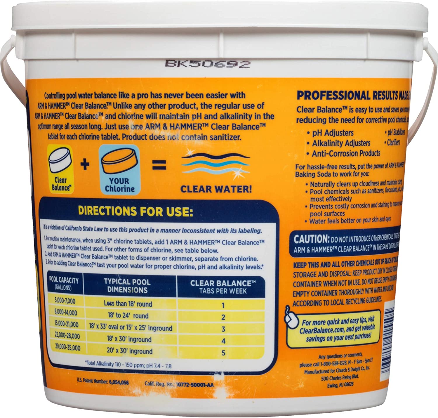 Pool RX 101066 6 Month Algaecide Treats 20k-30k gallons,  Swimming Pool Maintenance Tablets, 16 Count