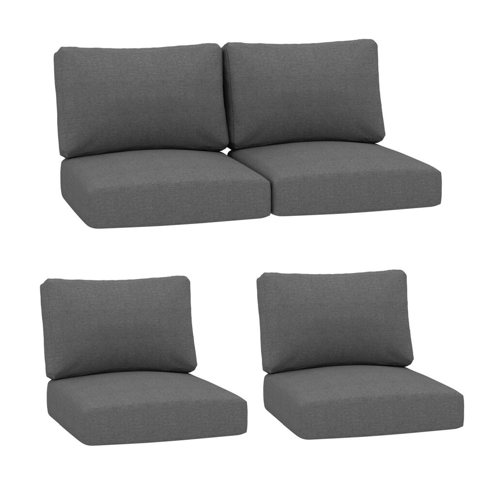 Outdoor Deep Seating Patio 24 inch Replacement Cushions