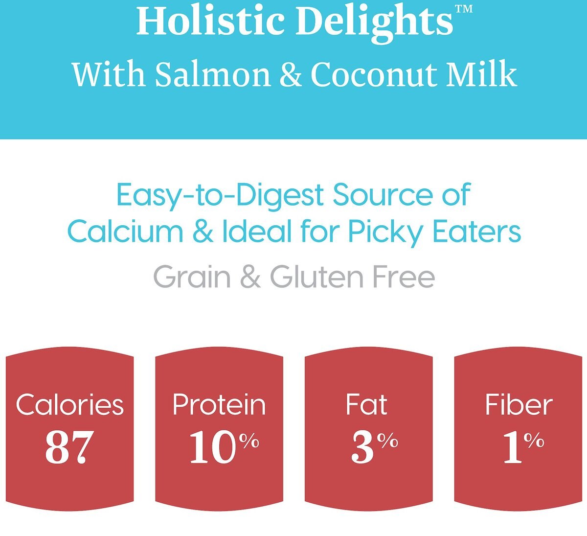 Solid Gold Holistic Delights Creamy Bisque with Salmon and Coconut Milk Grain-Free Cat Food Pouches