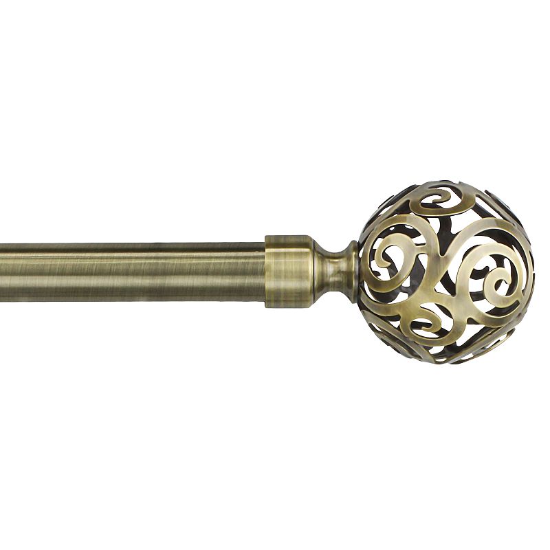 Chicology Ball Finial Curtain Rod