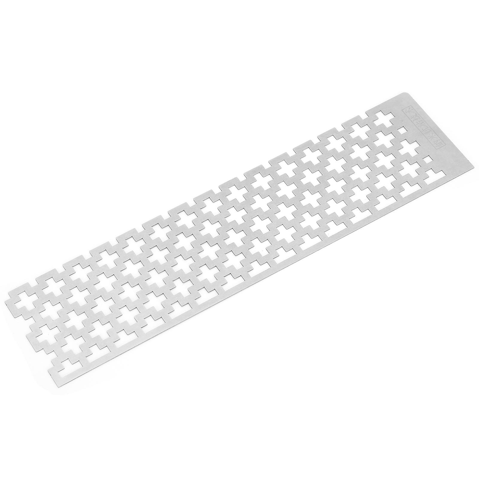 5d Diamond Painting Mesh Ruler With Blank Grids Stainless Steel Square Diy Paint Supplies 285 Hole