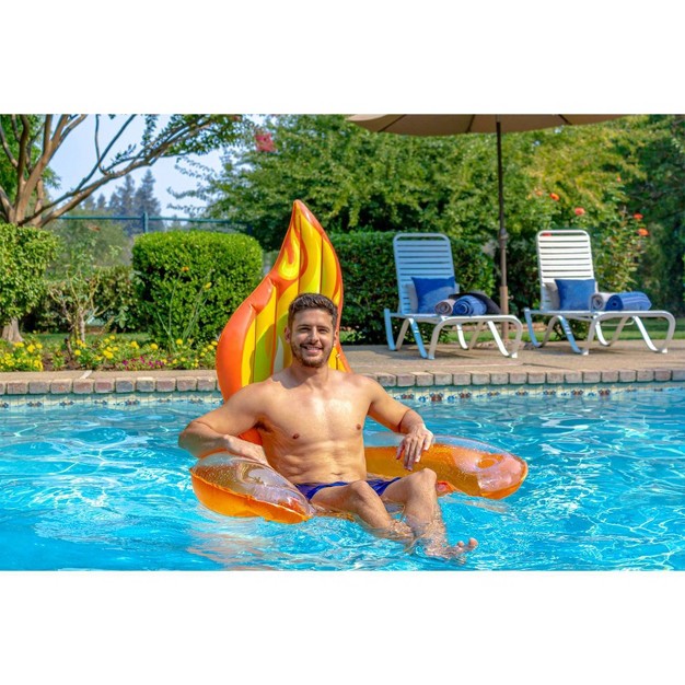 Poolmaster Swimming Pool Float Water Chair Sling Flame