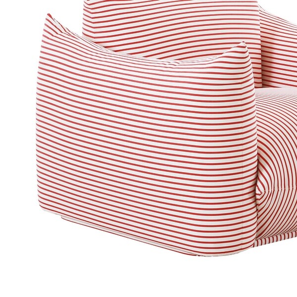 Saint Tropez Striped Stuffed Outdoor Armchair