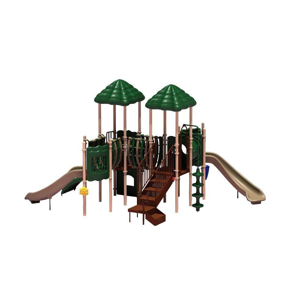 Ultra Play UPlay Today Pike's Peak (Natural) Commercial Playset with Ground Spike UPLAY-014-N