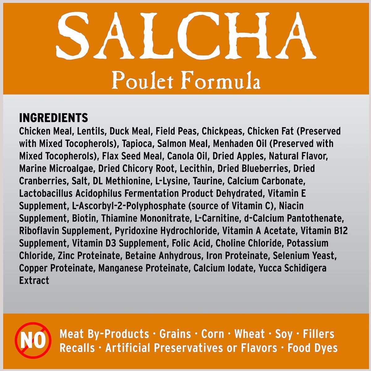 Annamaet Grain-Free Salcha Poulet Formula Dry Dog Food