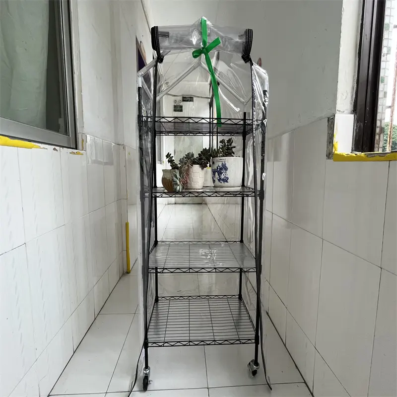 Transparent flower stand for gardening Indoor Outdoor  Plant Greenhouse Succulent Warming Shed to Keep Out the Cold and R