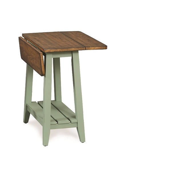 The Gray Barn Rectory Wood Drop Leaf End Table