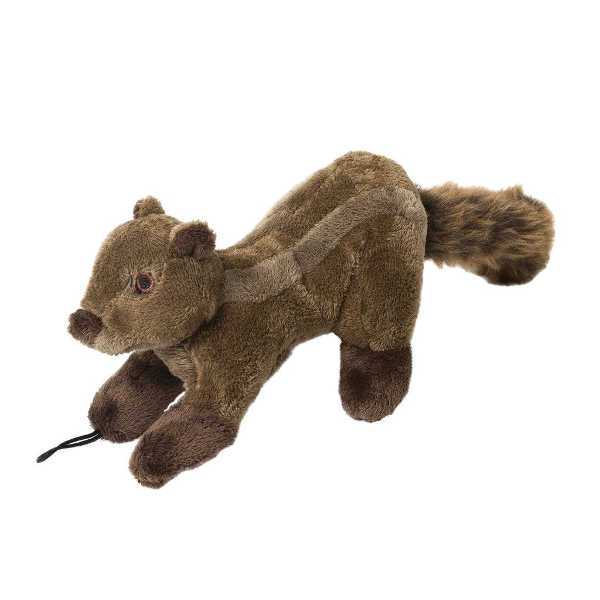 Fluff and Tuff Peanut the Chipmunk 7 Plush Dog Toy