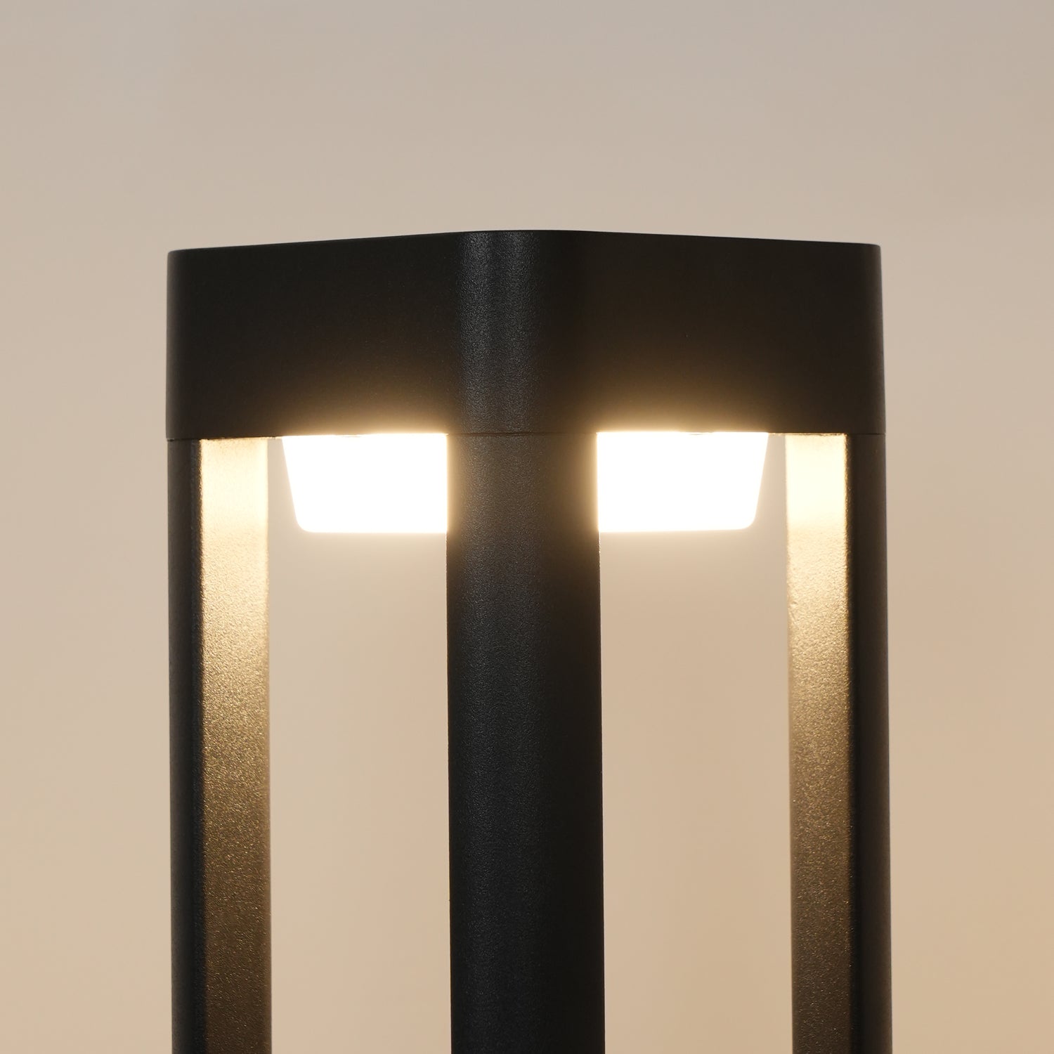 Rectangular Column Garden Outdoor Light