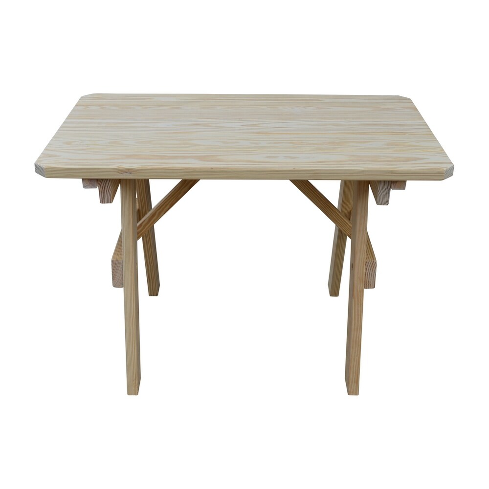 Pine 4' Traditional Picnic Table