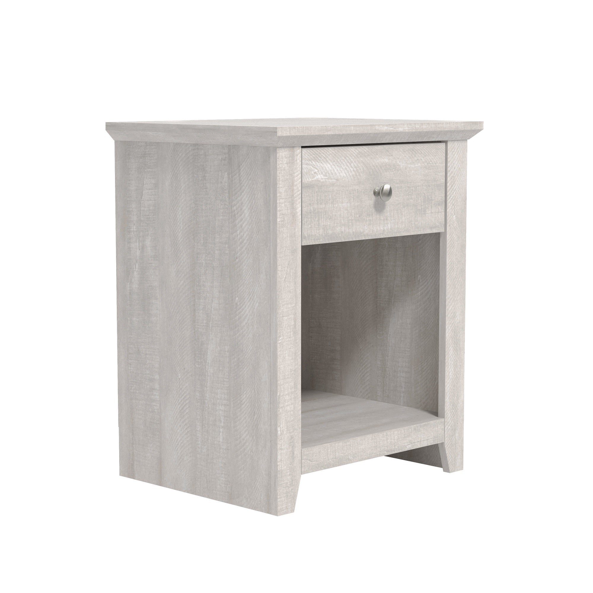 Oller 1-Drawer Dusty Grey Oak Nightstand (23 in. H x 18.7 in. W x 15.7 in. D) (Set of 2)