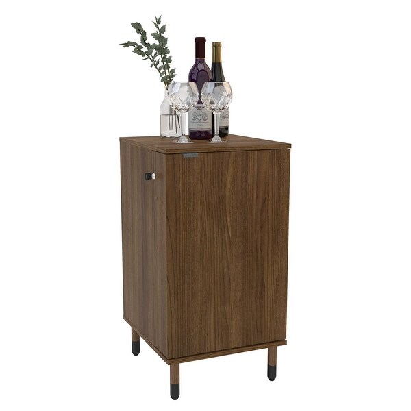 Wrexham Bar Cabinet， 01 Door 06 Wine Racks， 01 Drawer