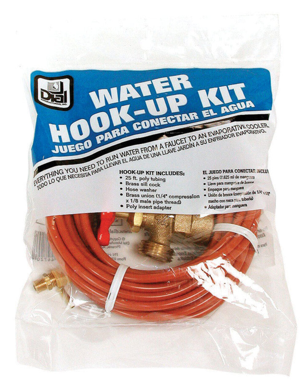 HOOK UP KIT PLSTC 1/4