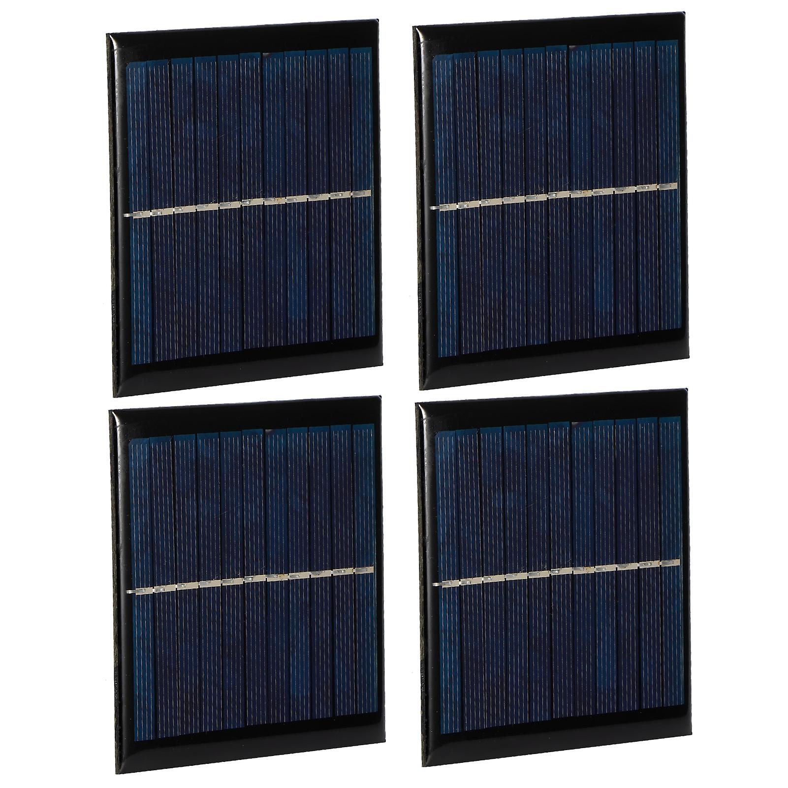 4pcs 1w 5.5v Micro Solar Panels High Conversion Rate Solar Cell Module 95 X 95mm