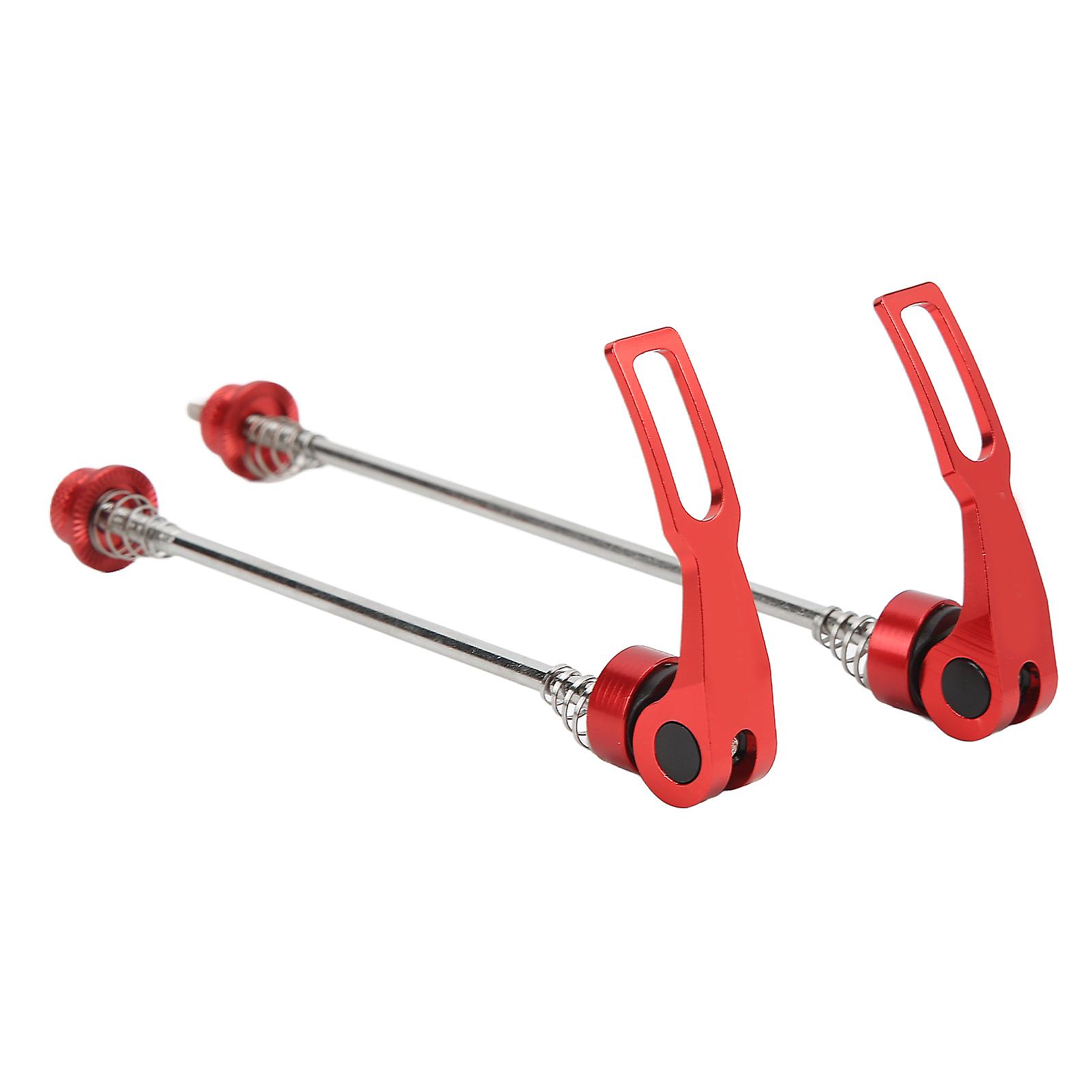 Meroca Quick Release Bicycle Skewer Hub Axle Disc Brake Quick Release Lever Aluminum For Mountain Bikered Pair