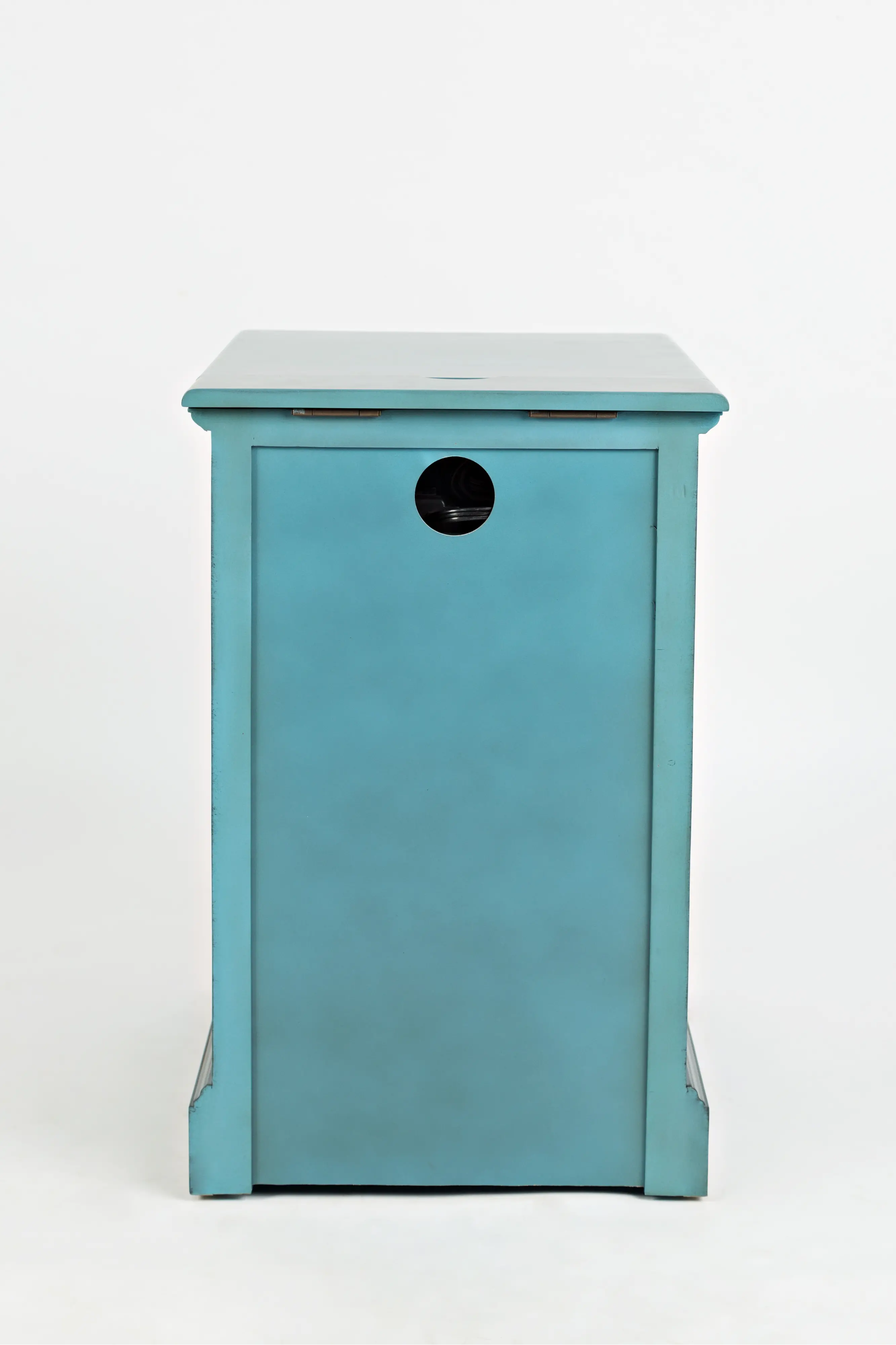 Craftsman Aqua Blue Side Table