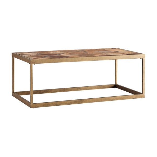 SEI Furniture Darren Reclaimed Wood Rectangle Coffee Table