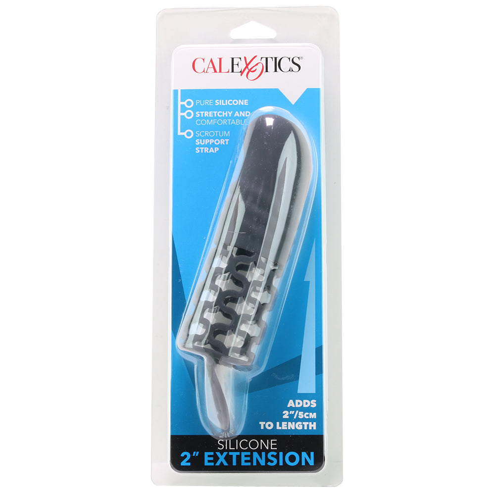 Silicone 2 Inch Extension in Black