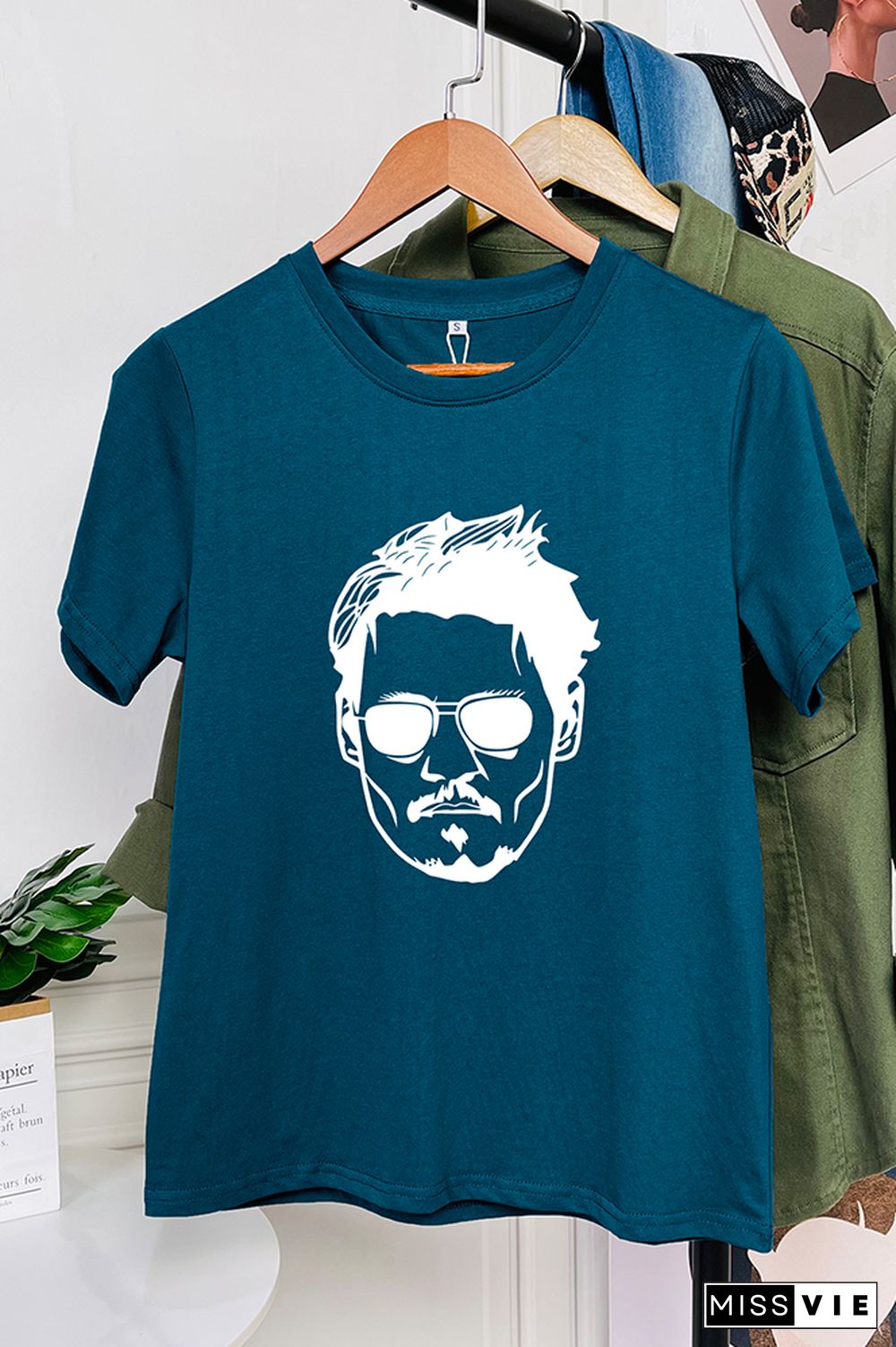 Johnny Depp Trial Graphic T-Shirt Wholesale