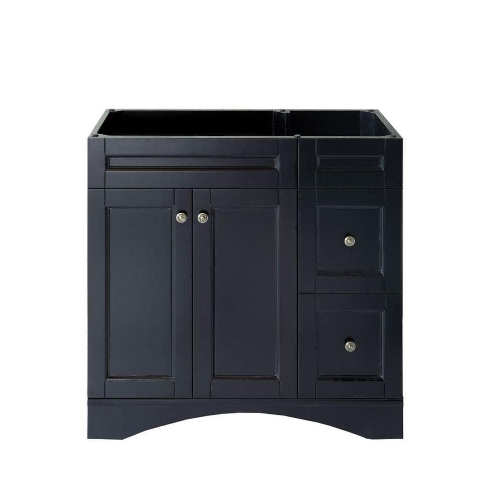 Virtu USA Elise 36 in W Bath Vanity Cabinet Only in Espresso