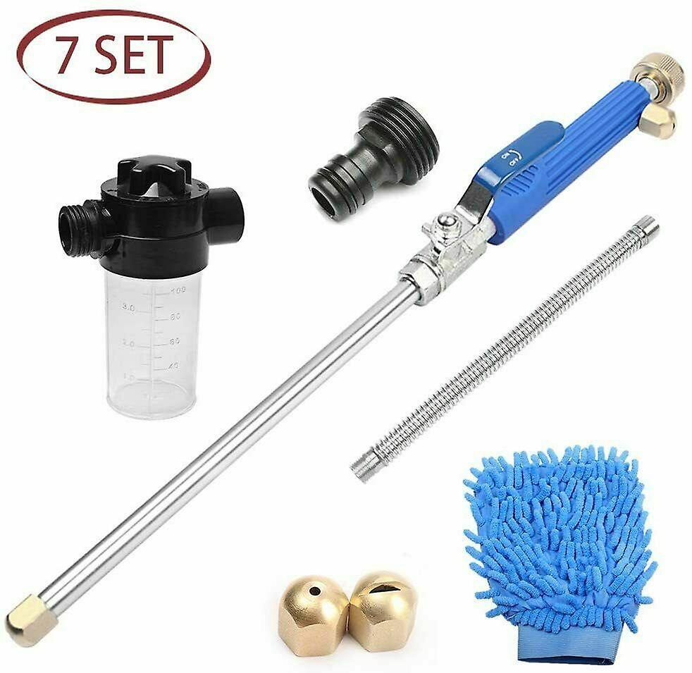 7 Set High Pressure Power Washer Spray Nozzle Gun Water Hose Wand Attachment Jet