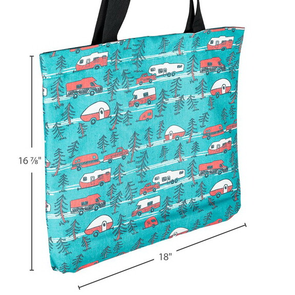 Camco 53269 Libatc Tote Bag Rv Sketch Pattern