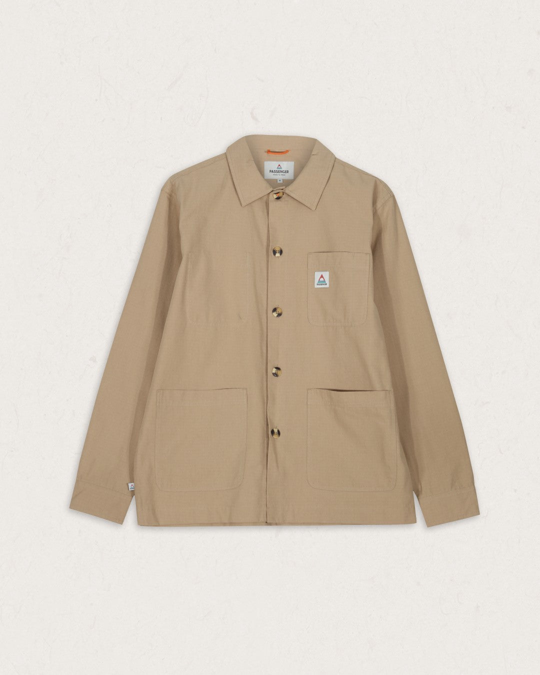 Balsa Organic Cotton Overshirt - Biscuit