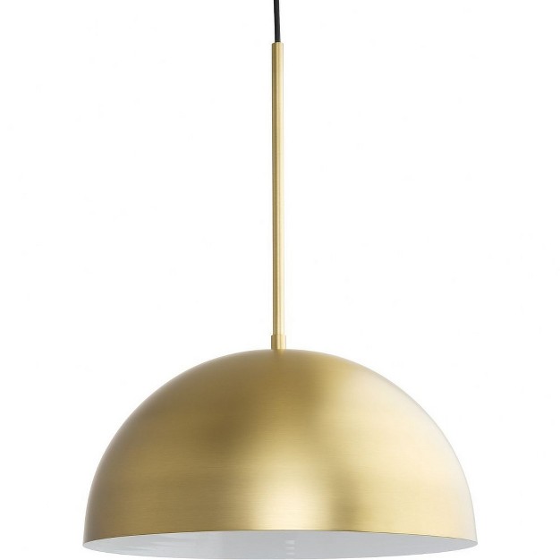 Progress Lighting Perimeter 1 light Pendant Brushed Gold Open Shade The Perimeter Pendant Modern Elegant And Functional