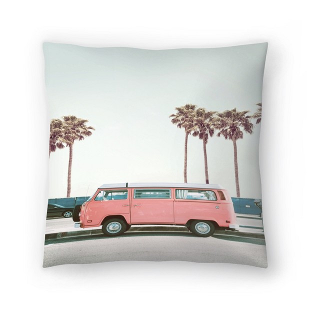 Retro Combi Van By Tanya Shumkina Throw Pillow Americanflat Vintage Modern