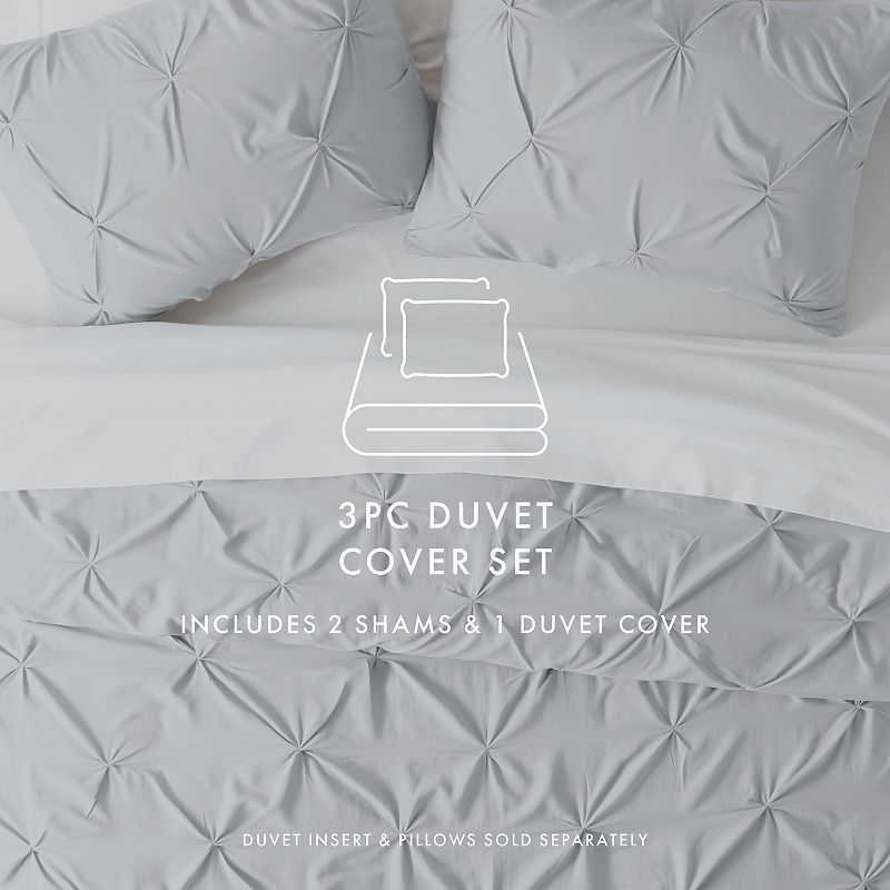 Urban Loft's Luxury Pinch Pleat Duvet Cover Home Bedding Set