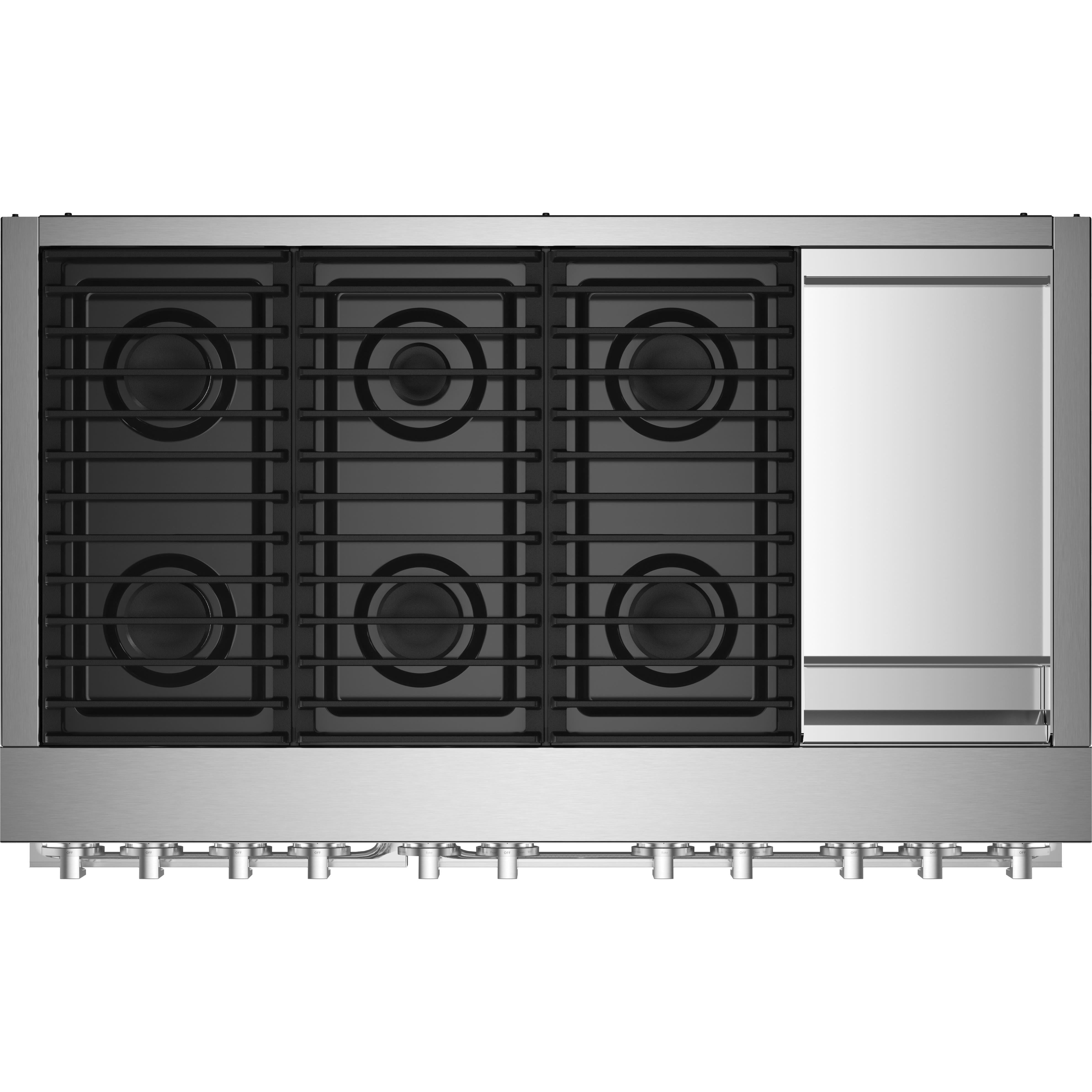 JennAir 48-inch Freestanding Dual-Fuel Range with JennAir® Culinary Center JDRP548HM