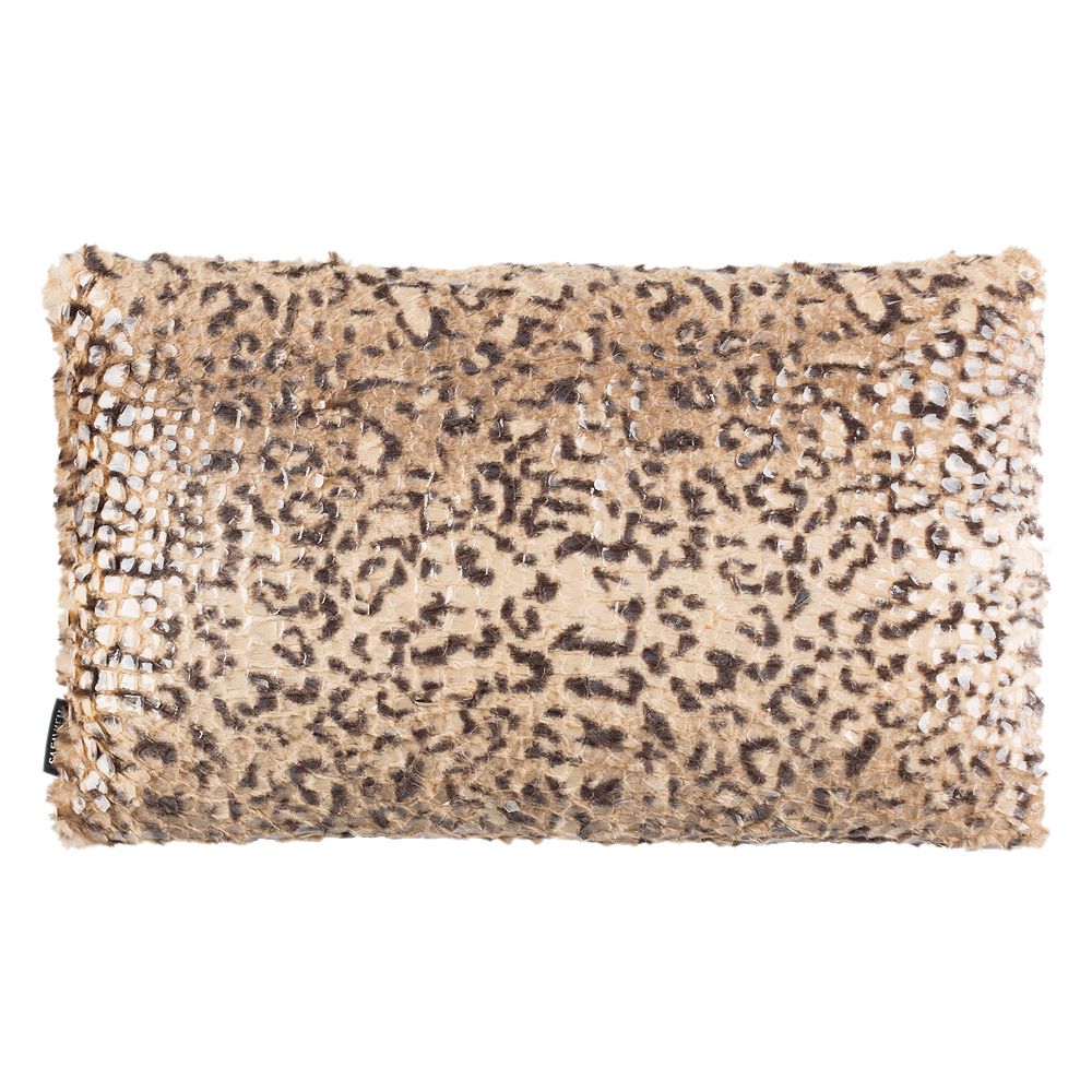 Safavieh Zuma Faux Cheetah Print Oblong Throw Pillow