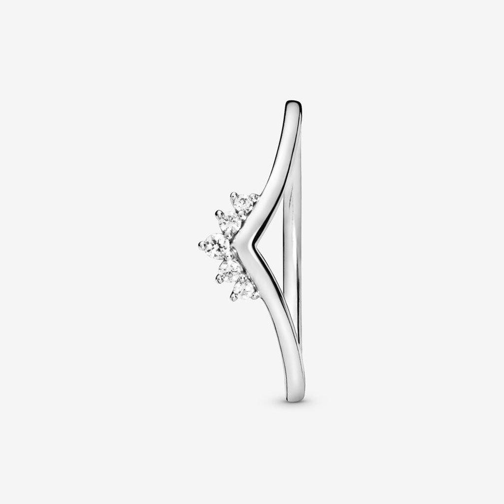 PANDORA  Tiara Wishbone Ring in Sterling Silver