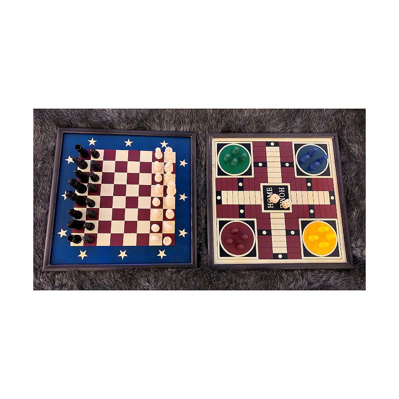 5-in-1 Wood Game Set