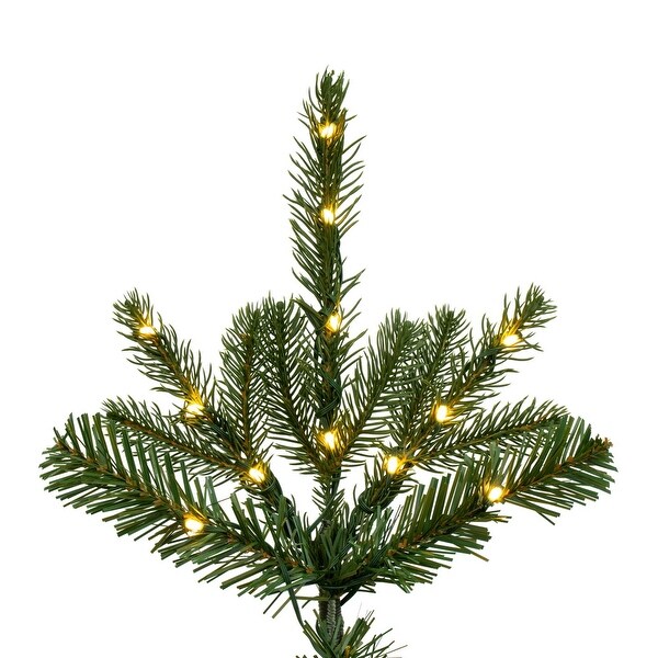 Vickerman 7.5' x 57 Yukon Display Artificial Christmas Tree，Low Voltage 4mm LED Seed Lights