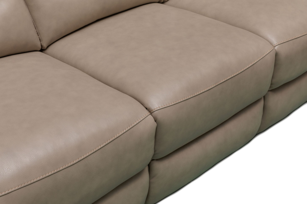 Seymour Top Grain Leather Power Reclining Loveseat   Contemporary   Loveseats   by Abbyson Living  Houzz