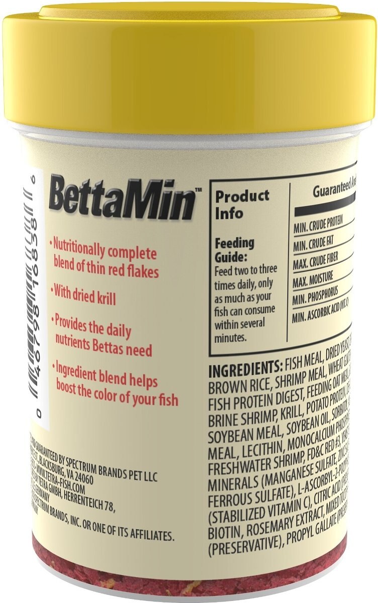 Tetra BettaMin Tropical Medley Color Enhancing Fish Food