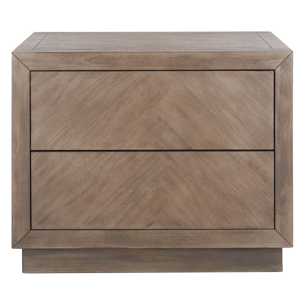 SAFAVIEH Couture Steve 2 Drawer Wood Nightstand