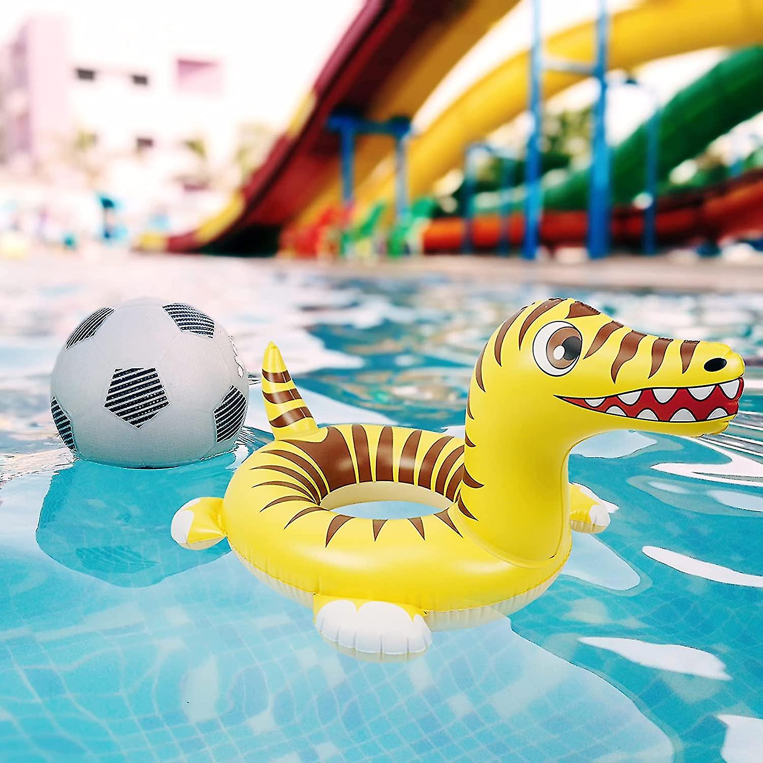 Dinosaur Swimming Pool Rings For Kids Pool Floats With A Zizi Sound  Inflatable Party Pool Toys