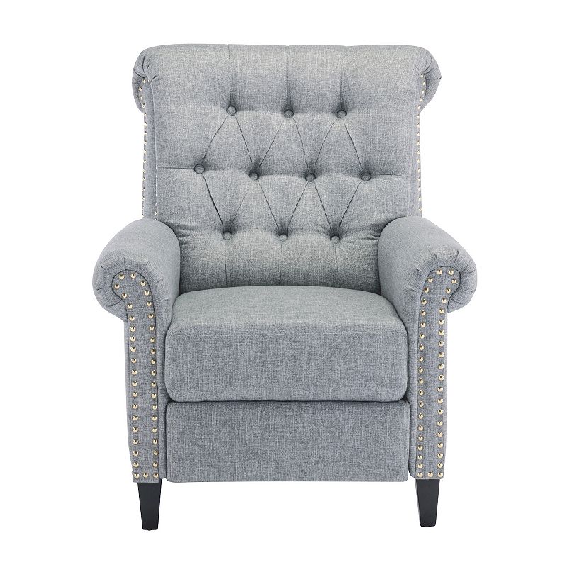 Merax Linen Tufted Recliner Chair