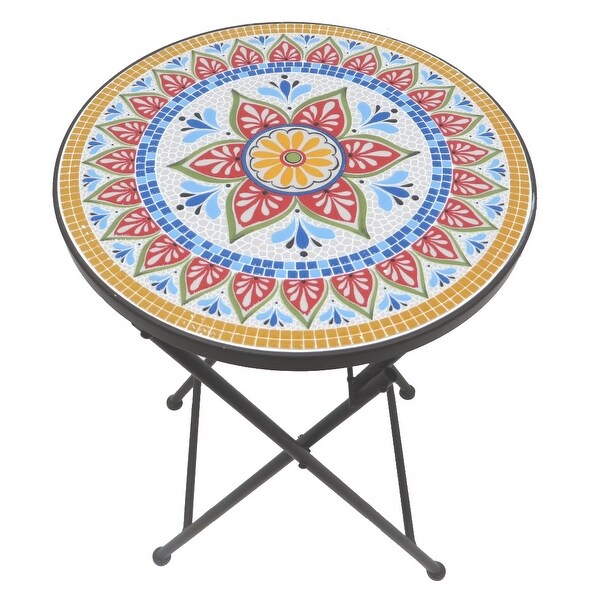 Mosaic Art Collection Accent Table (Set of 2)