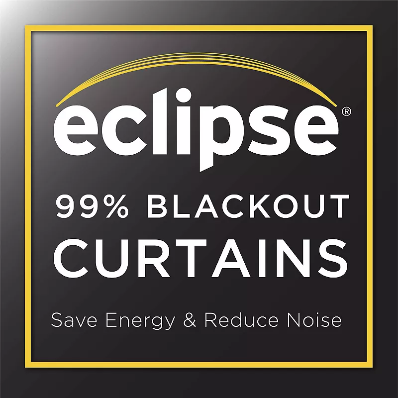 eclipse Olivia Room-Darkening 1-Panel Window Curtain