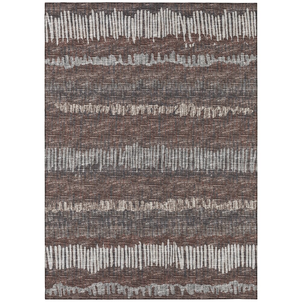 Indoor/Outdoor Rylee Sketches Washable Rug New.