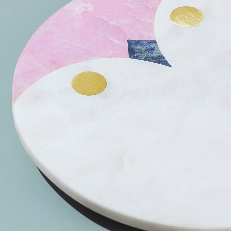 Snowy Owl Marble Cheese Board - 8