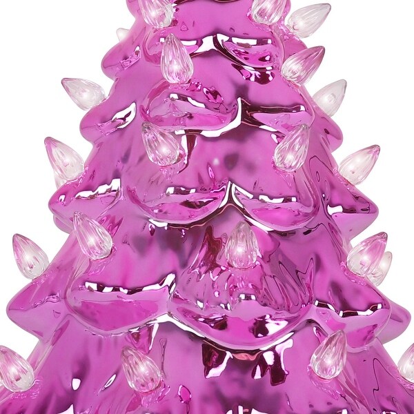 Pink Pearl Ceramic Christmas Tree