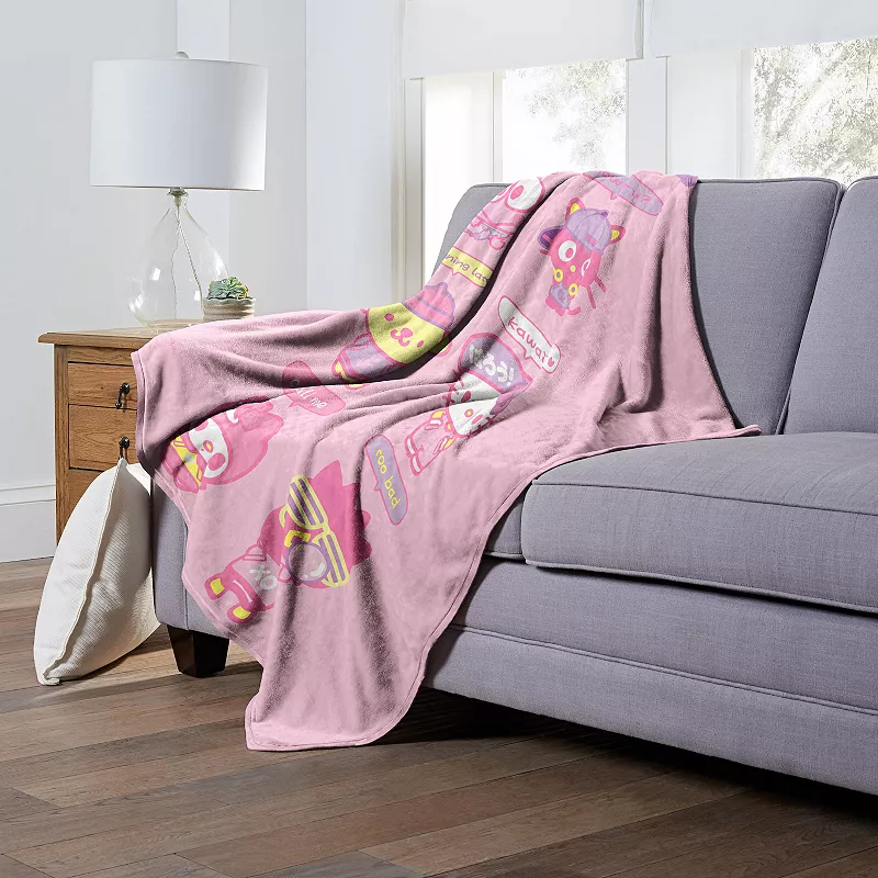 Hello Kitty and Friends Texting Throw Blanket