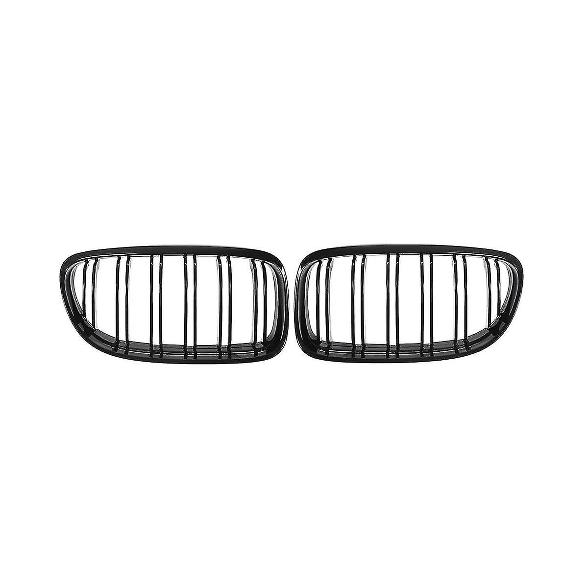 Car Grille Front Kidney Glossy 2 Line Double Slat For 3 Series E90 E91 2009 2010 2011